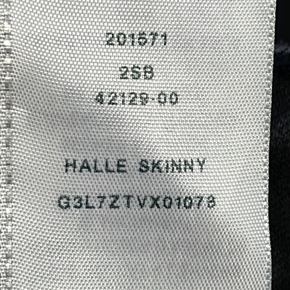 True Religion Halle Mid Rise Super Skinny Jeans Black Wash Horseshoe Stitch 29 - Picture 13 of 13